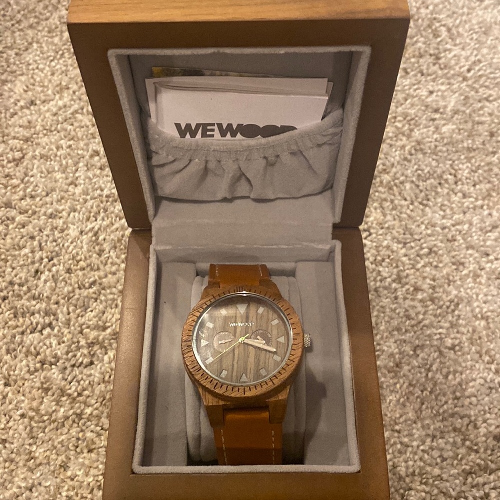 Wewood handmade wooden mens watch